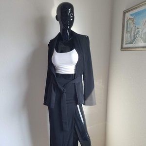 NWOT Carbon38 Black Belted Blazer